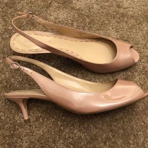 Women’s Enzo Angiolini peep toe kitten heels- 9.5